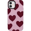 image:imageCasely iPhone 12 Mini Case  Whole Lotta Love  Plum Hearts  Bold Protective Design  MagSafe Compatible Design
