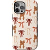 image:imageCasely iPhone 12 Pro Max Case  Fall Girlie  Pumpkin Spice Bows  Bold Protective Design  MagSafe Compatible Design