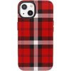 image:imageCasely iPhone 13 Case  As if Red Plaid  Bold Protective Design  Compatible with MagSafe