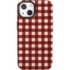 image:imageCasely iPhone 13 Case  Checked Twice  Red Plaid  Bold Protective Design  MagSafe Compatible Design