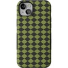 image:imageCasely iPhone 13 Case  Harlequin Wicked Diamond  Black and Green  Bold Protective Design  MagSafe Compatible Design