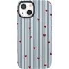 image:imageCasely iPhone 13 Case  Love Lines  Blue Stripes  Bold Protective Design  MagSafe Compatible Design