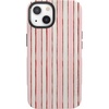 image:imageCasely iPhone 13 Case  Pretty in Pastel  Blush Stripes  Bold Protective Design  MagSafe Compatible Design