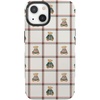 image:imageCasely iPhone 13 Mini Case  Bear Hugs  Teddy Squares  Bold Protective Design  MagSafe Compatible Design