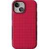 image:imageCasely iPhone 13 Mini Case  Best Dressed  Red Houndstooth  Compatible with MagSafe  Bold Protective Case Design