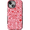 image:imageCasely iPhone 13 Mini Case  Blush Garden  Floral Doodle  Bold Protective Design  Compatible with MagSafe
