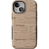 Mocha Ripple | Brown Waves