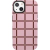 image:imageCasely iPhone 13 Mini Case  Uptown Gridlock  Pink Checkerboard  Bold Protective Design  Compatible with MagSafe