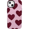 image:imageCasely iPhone 13 Mini Case  Whole Lotta Love  Plum Hearts  Bold Protective Design  MagSafe Compatible Design