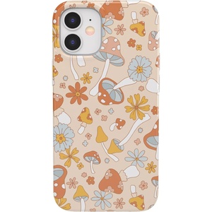 image:imageCasely iPhone 11 Case  Fit Check  Neutral Checkerboard  Classic Ultra Slim DesignMushroom Magic  Retro Floral