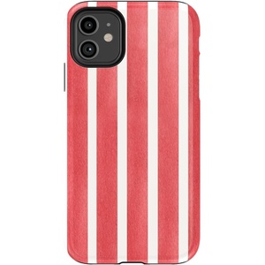 image:imageCasely iPhone 11 Case  Hanging Around  Potted Plants Floral  Essential Slim DualLayer Protective DesignEast Coast Summer  Red Stripes