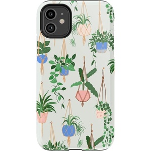 image:imageCasely iPhone 11 Case  Hanging Around  Potted Plants Floral  Essential Slim DualLayer Protective DesignHanging Around  Potted Plants Floral