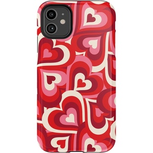 image:imageCasely iPhone 11 Case  Hanging Around  Potted Plants Floral  Essential Slim DualLayer Protective DesignLove Song Remix  Ombre Hearts