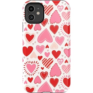 image:imageCasely iPhone 11 Case  Hanging Around  Potted Plants Floral  Essential Slim DualLayer Protective DesignLove Struck  Heart Stickers
