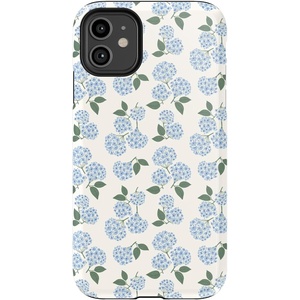 image:imageCasely iPhone 11 Case  Hanging Around  Potted Plants Floral  Essential Slim DualLayer Protective DesignNantucket Cottage  Blue Hydrangea