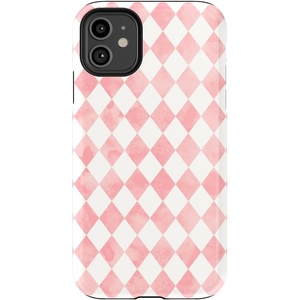 image:imageCasely iPhone 11 Case  Hanging Around  Potted Plants Floral  Essential Slim DualLayer Protective DesignQueen of Diamonds  Pink Watercolor