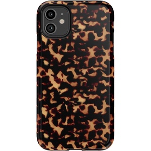 image:imageCasely iPhone 11 Case  Hanging Around  Potted Plants Floral  Essential Slim DualLayer Protective DesignShell Shocked  Tortoise Print