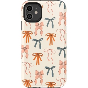 image:imageCasely iPhone 11 Case  Harlequin Midnight Diamond  Black and Purple  Essential Slim DualLayer Protective DesignGourdy Girlie  Harvest Bows