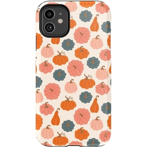 image:imageCasely iPhone 11 Case  Harlequin Midnight Diamond  Black and Purple  Essential Slim DualLayer Protective DesignOh My Gourd  Pumpkin Patch