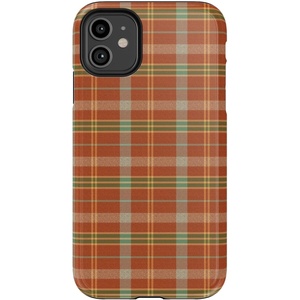 image:imageCasely iPhone 11 Case  Harlequin Midnight Diamond  Black and Purple  Essential Slim DualLayer Protective DesignSpiced Chai  Fall Plaid
