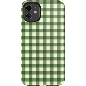 image:imageCasely iPhone 11 Case  You Cant Catch Me  Gingerbread Man  Essential Slim DualLayer Protective DesignChecked Twice  Green Plaid