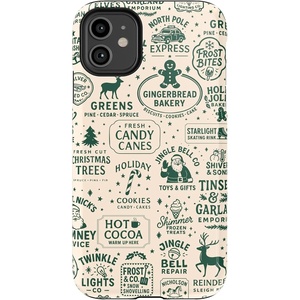 image:imageCasely iPhone 11 Case  You Cant Catch Me  Gingerbread Man  Essential Slim DualLayer Protective DesignSantas Stamps  Holiday Market