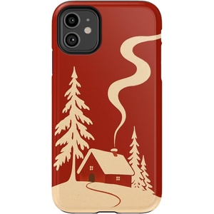 image:imageCasely iPhone 11 Case  You Cant Catch Me  Gingerbread Man  Essential Slim DualLayer Protective DesignSnowed In  Cozy Winter