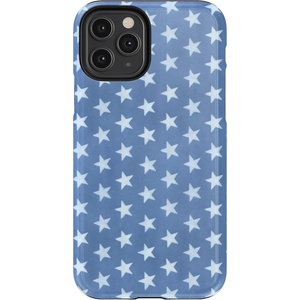 image:imageCasely iPhone 11 Pro Case  Van Gogh  Vincents Admired Garden  Essential Slim DualLayer Protective DesignCoastal Blues  Denim Stars