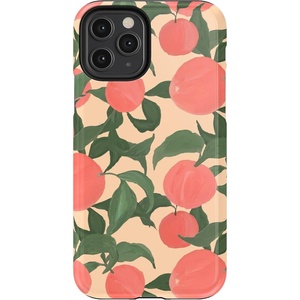 image:imageCasely iPhone 11 Pro Case  Van Gogh  Vincents Admired Garden  Essential Slim DualLayer Protective DesignFeeling Peachy  Blush Vines