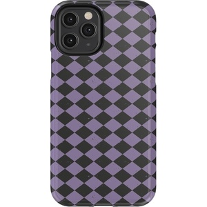 image:imageCasely iPhone 11 Pro Case  Van Gogh  Vincents Admired Garden  Essential Slim DualLayer Protective DesignHarlequin Midnight Diamond  Black and Purple
