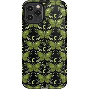 image:imageCasely iPhone 11 Pro Case  Van Gogh  Vincents Admired Garden  Essential Slim DualLayer Protective DesignMystic Moths  Green Twilight