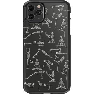 image:imageCasely iPhone 11 Pro Max Case  Houndstooth  High Contrast Design  Essential Slim DualLayer Protective DesignCorpse Pose  Skeleton Yoga