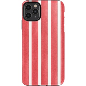 image:imageCasely iPhone 11 Pro Max Case  Houndstooth  High Contrast Design  Essential Slim DualLayer Protective DesignEast Coast Summer  Red Stripes