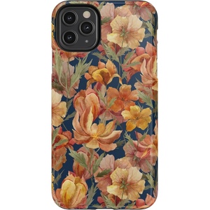 image:imageCasely iPhone 11 Pro Max Case  Houndstooth  High Contrast Design  Essential Slim DualLayer Protective DesignFallen Gold  Antique Floral