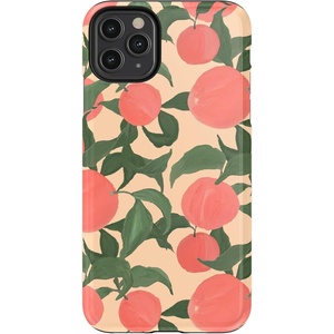 image:imageCasely iPhone 11 Pro Max Case  Houndstooth  High Contrast Design  Essential Slim DualLayer Protective DesignFeeling Peachy  Blush Vines
