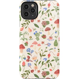 image:imageCasely iPhone 11 Pro Max Case  Houndstooth  High Contrast Design  Essential Slim DualLayer Protective DesignGarden Party  Mushroom Floral