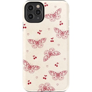image:imageCasely iPhone 11 Pro Max Case  Houndstooth  High Contrast Design  Essential Slim DualLayer Protective DesignHeart Flutters  Butterfly