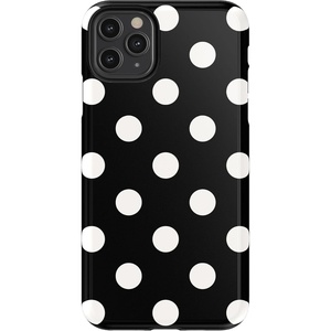 image:imageCasely iPhone 11 Pro Max Case  Houndstooth  High Contrast Design  Essential Slim DualLayer Protective DesignHigh Contrast  Black Polka Dot