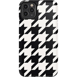 image:imageCasely iPhone 11 Pro Max Case  Houndstooth  High Contrast Design  Essential Slim DualLayer Protective DesignHoundstooth  High Contrast Design