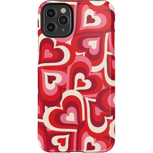 image:imageCasely iPhone 11 Pro Max Case  Houndstooth  High Contrast Design  Essential Slim DualLayer Protective DesignLove Song Remix  Ombre Hearts