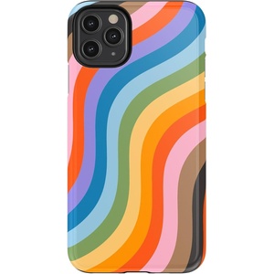 image:imageCasely iPhone 11 Pro Max Case  Houndstooth  High Contrast Design  Essential Slim DualLayer Protective DesignLove for All  Rainbow Pride