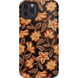 image:imageCasely iPhone 11 Pro Max Case  Houndstooth  High Contrast Design  Essential Slim DualLayer Protective DesignMaple Flowers  Floral Foliage