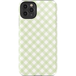 image:imageCasely iPhone 11 Pro Max Case  Houndstooth  High Contrast Design  Essential Slim DualLayer Protective DesignMint Lattice  Sunday Best