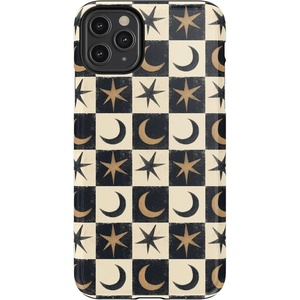 image:imageCasely iPhone 11 Pro Max Case  Houndstooth  High Contrast Design  Essential Slim DualLayer Protective DesignMystic Moonstar  Black Celestial