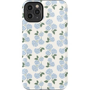 image:imageCasely iPhone 11 Pro Max Case  Houndstooth  High Contrast Design  Essential Slim DualLayer Protective DesignNantucket Cottage  Blue Hydrangea