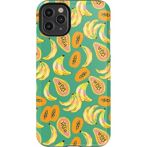 image:imageCasely iPhone 11 Pro Max Case  Houndstooth  High Contrast Design  Essential Slim DualLayer Protective DesignPapaya Palms  Dippin Daisys Tropical Vaca