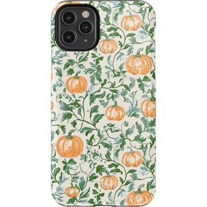 image:imageCasely iPhone 11 Pro Max Case  Houndstooth  High Contrast Design  Essential Slim DualLayer Protective DesignPumpkin Patch  Green Vines