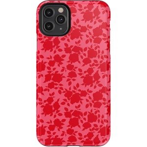 image:imageCasely iPhone 11 Pro Max Case  Houndstooth  High Contrast Design  Essential Slim DualLayer Protective DesignRose Garden  Red Aesthetic
