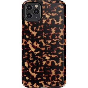 image:imageCasely iPhone 11 Pro Max Case  Houndstooth  High Contrast Design  Essential Slim DualLayer Protective DesignShell Shocked  Tortoise Print