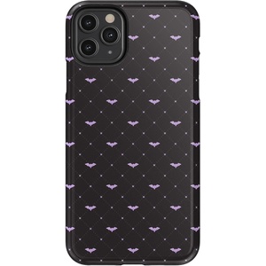 image:imageCasely iPhone 11 Pro Max Case  Houndstooth  High Contrast Design  Essential Slim DualLayer Protective DesignSuch a Battie  Purple Bats